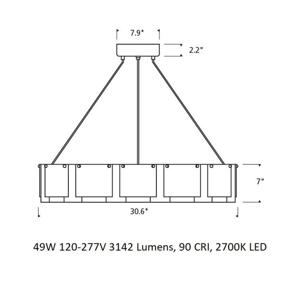 Sean Lavin Stratos Chandelier