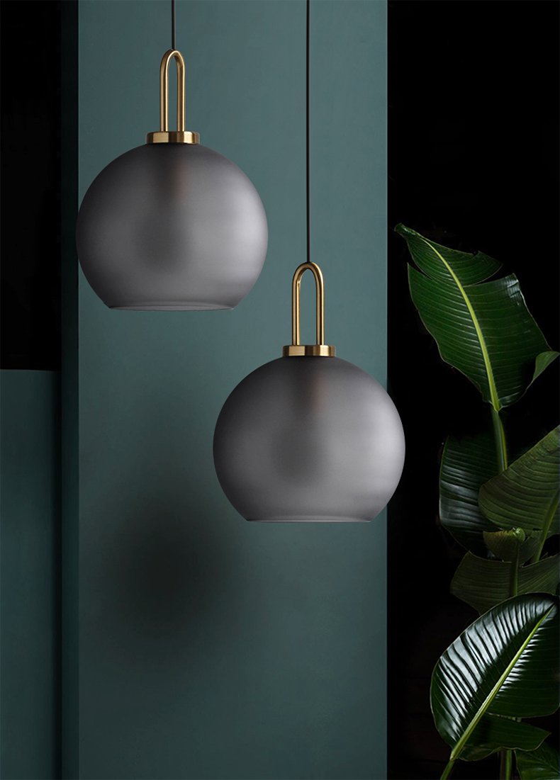 Iona Glass Globe Pendant Light