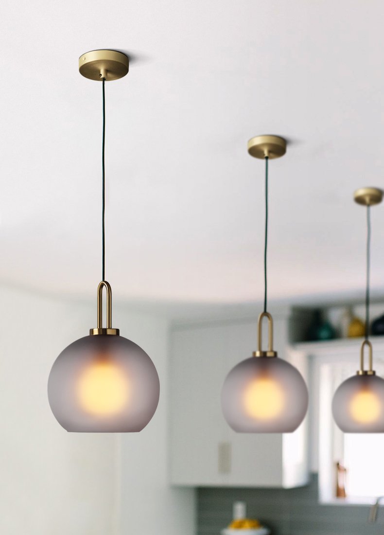 Iona Glass Globe Pendant Light