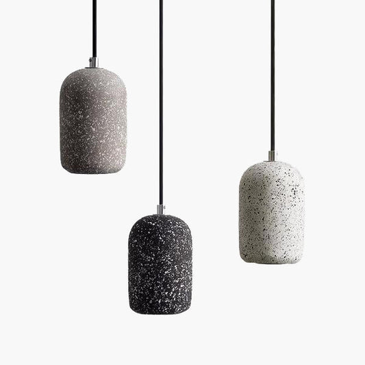 Pave Cement Minimal Pendant Light