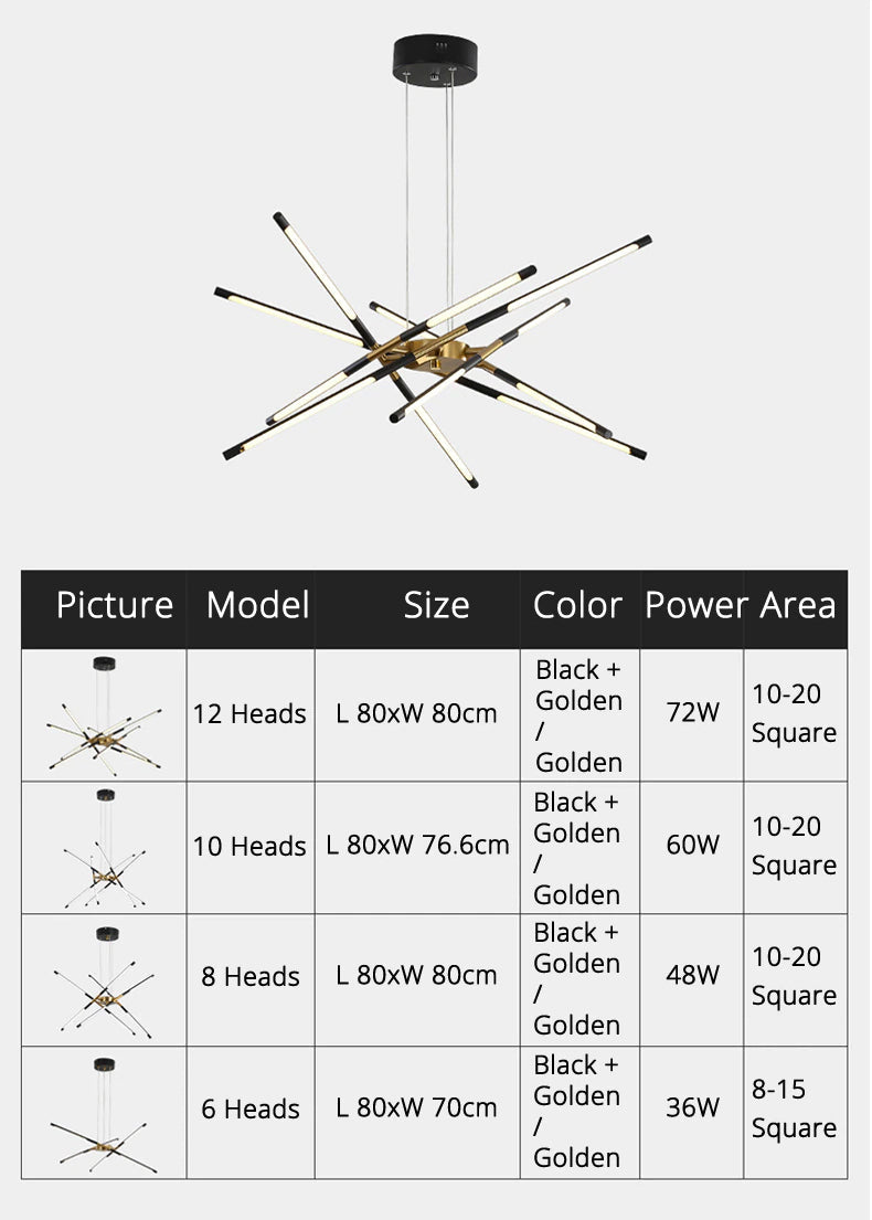 Simple Sje LED Chandelier