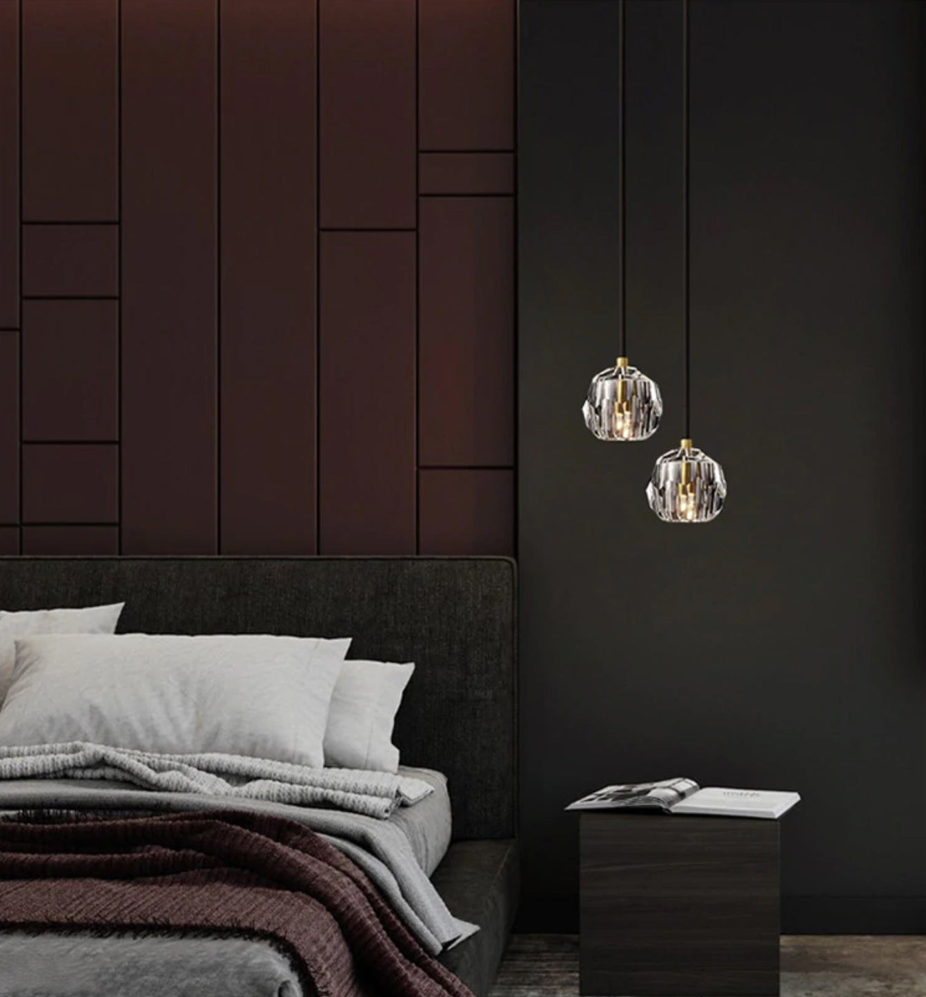 Gerni 3D Glass Pendant Light