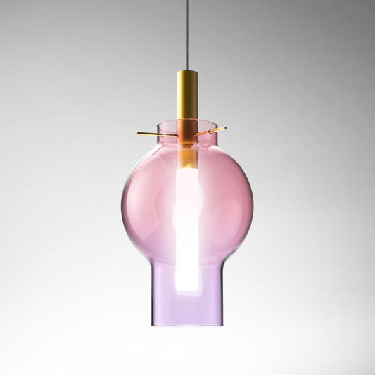 Lia Color Glass Pendant Light 