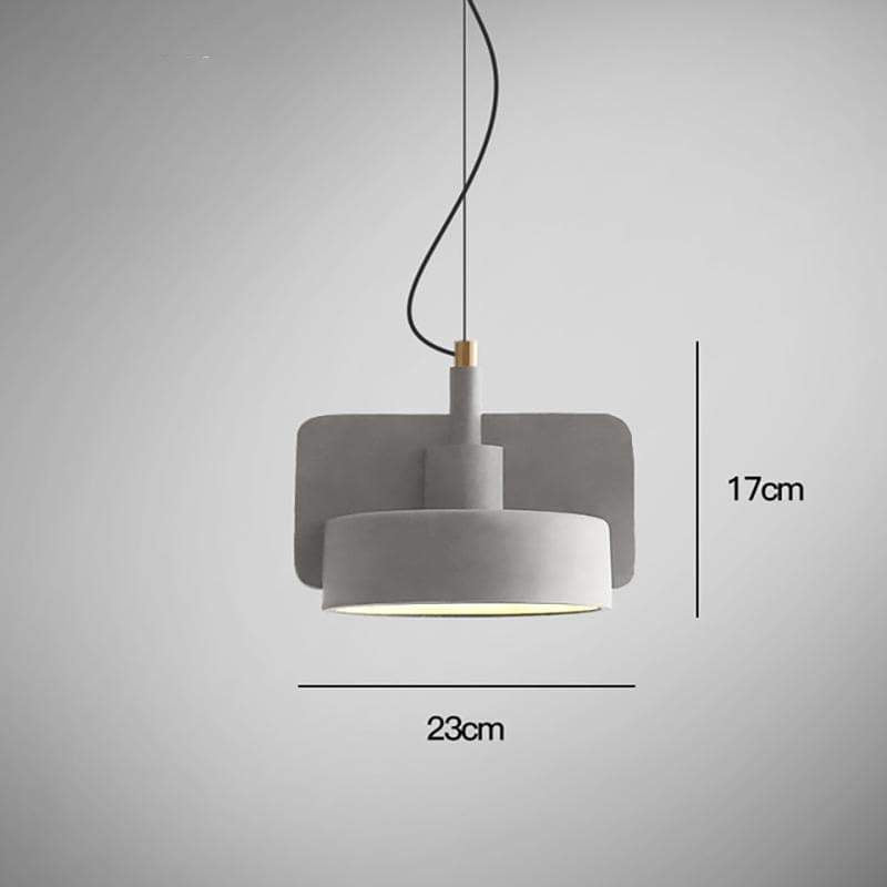 Runa Cement Industrial Pendant Light 