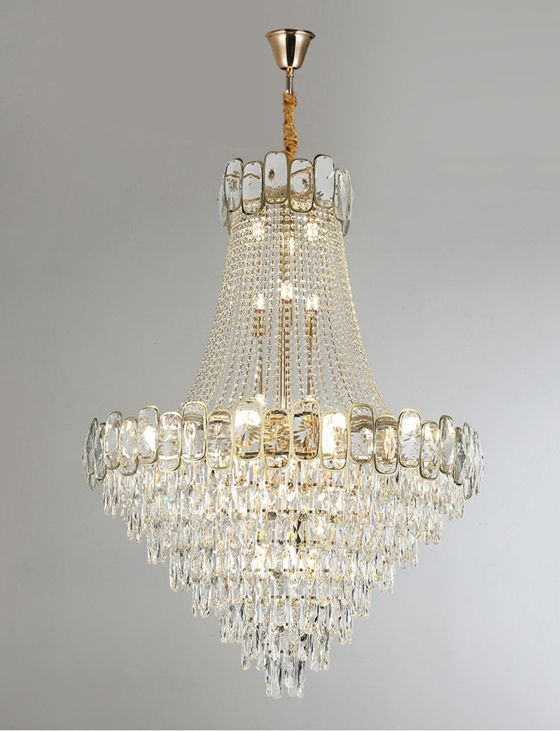 Large Luxury Staircase Crystal Chandelier For Living Room, Lobby, Hall , stairwell