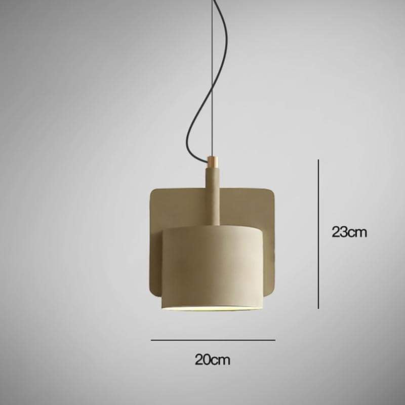 Runa Cement Industrial Pendant Light 