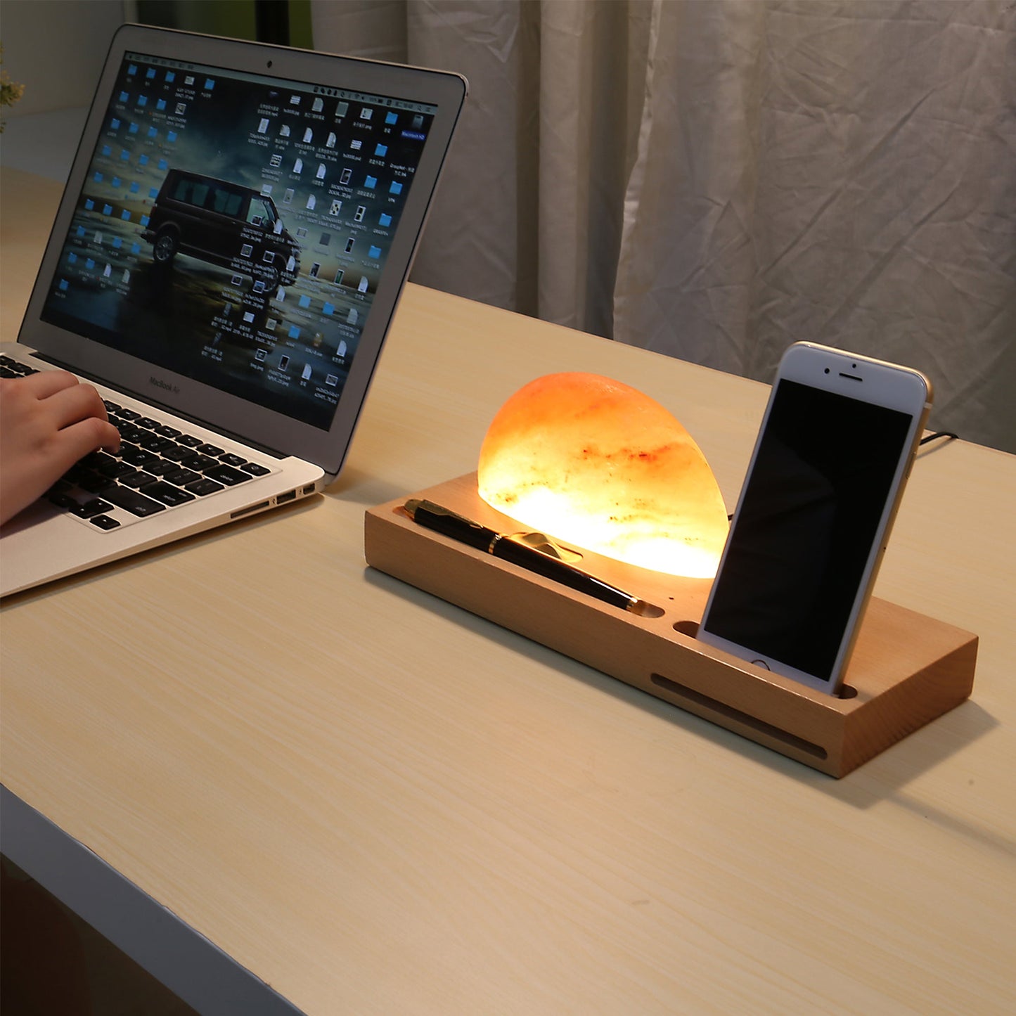 Himalayan Salt Lamp Wireless Charger