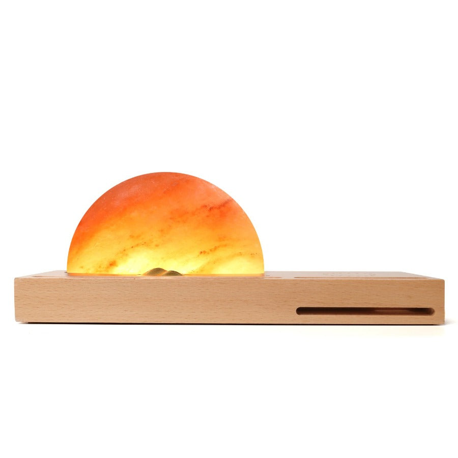 Himalayan Salt Lamp Wireless Charger - Novus Decor Lighting