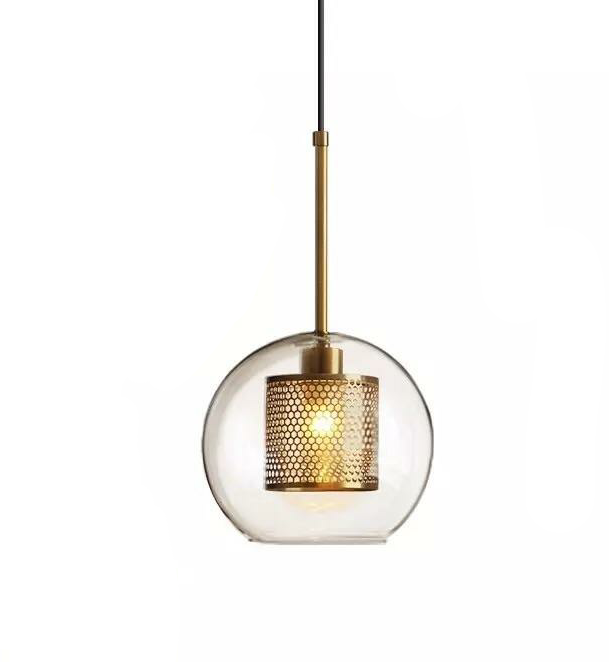 MILANA Clear Glass Pendant Light