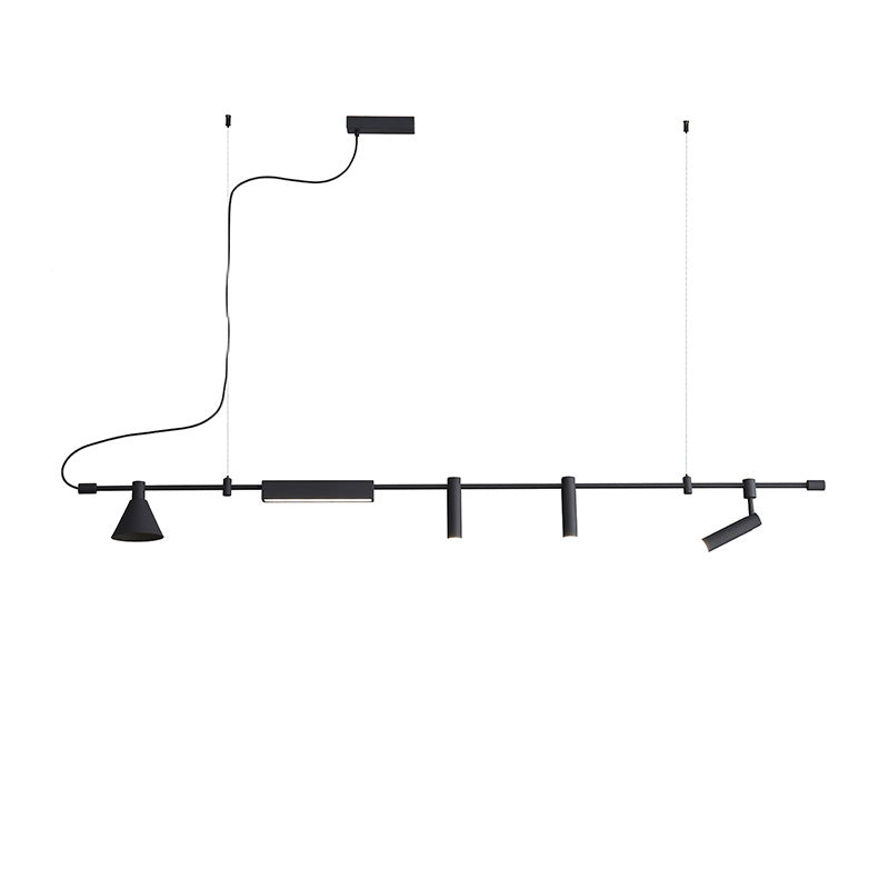 Sense Of Art Chandelier Shop Industrial Style Black Long Strip Lamps