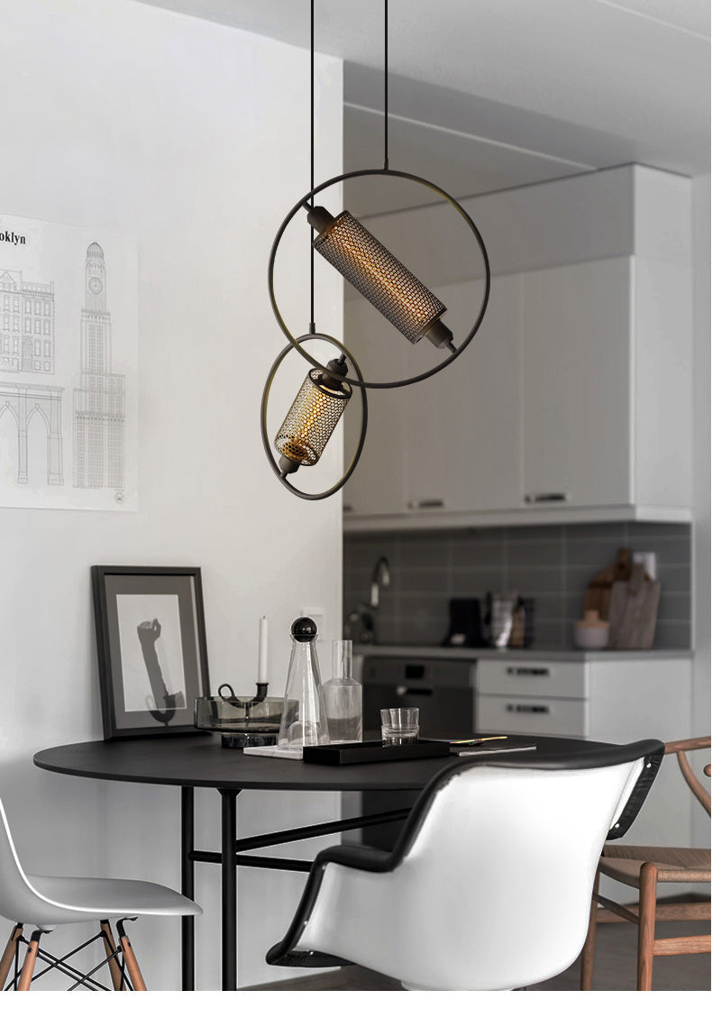 Chiswick Hoop Minimalist Brass Fitting Pendant Light