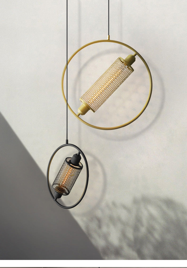 Chiswick Hoop Minimalist Brass Fitting Pendant Light