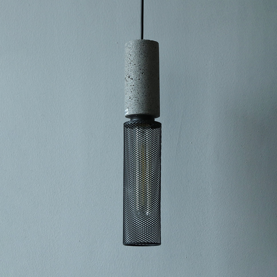 Ilford Concrete Minimalist Line Industrial Pendant Light