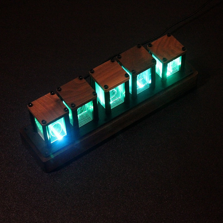 RGB Nixie Tube Clock - Novus Decor Lighting