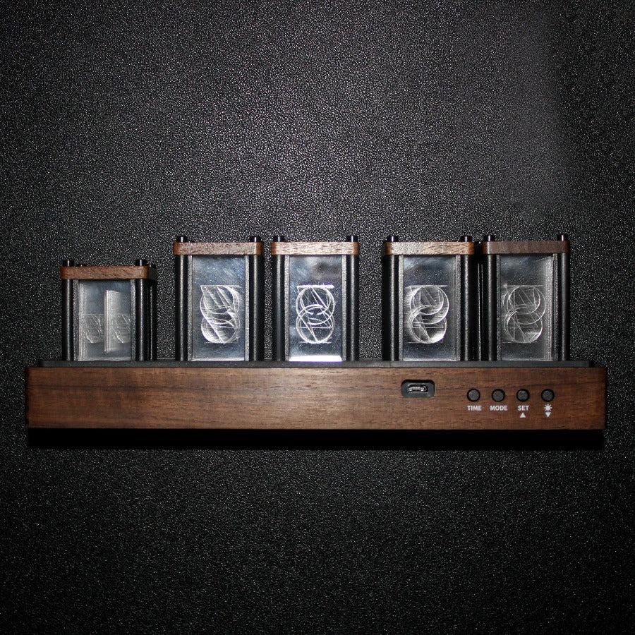 RGB Nixie Tube Clock - Novus Decor Lighting