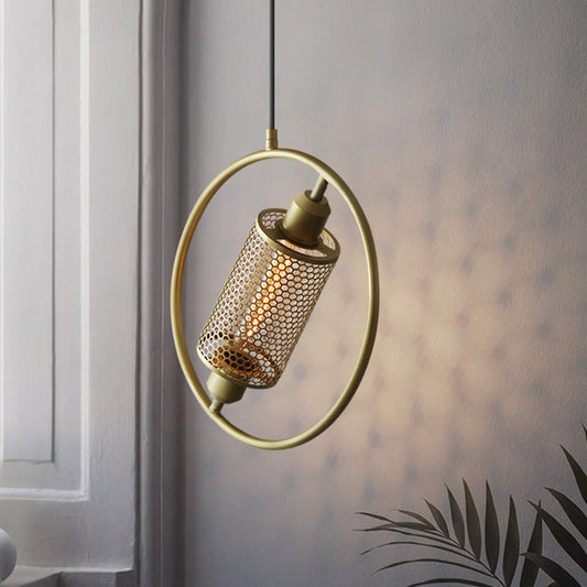 Chiswick Hoop Minimalist Brass Fitting Pendant Light