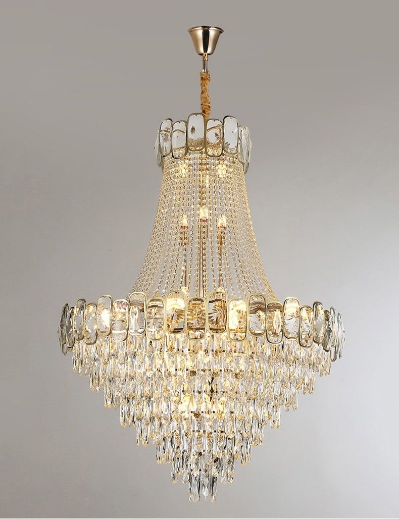 Large Luxury Staircase Crystal Chandelier For Living Room, Lobby, Hall , stairwell