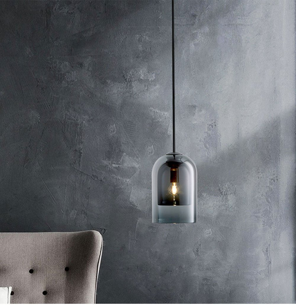 Liva Minimal Glass Pendant Light 