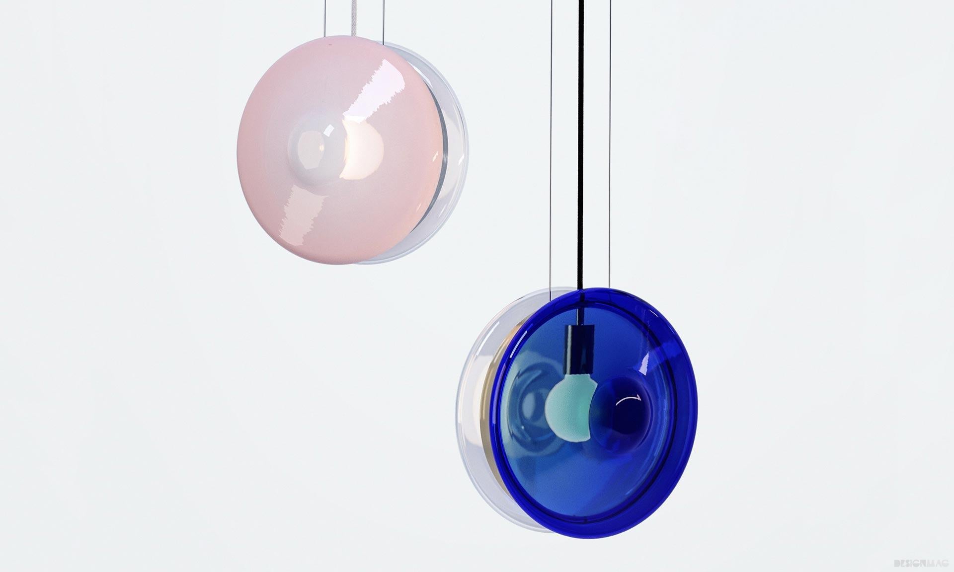 Kerra Glass Contemporary Pendant Light 