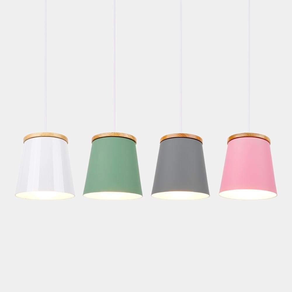 Tevy Nordic Wooden Pendant Light