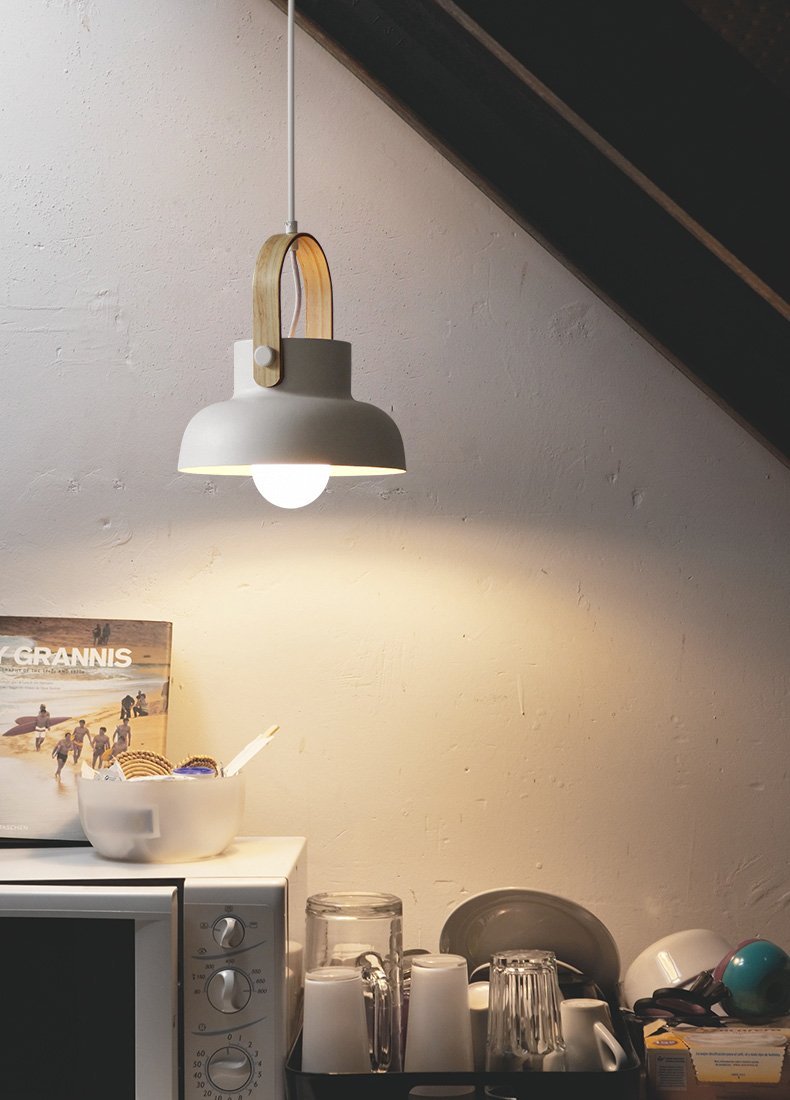 Pasi Wooden Nordic Pendant Light