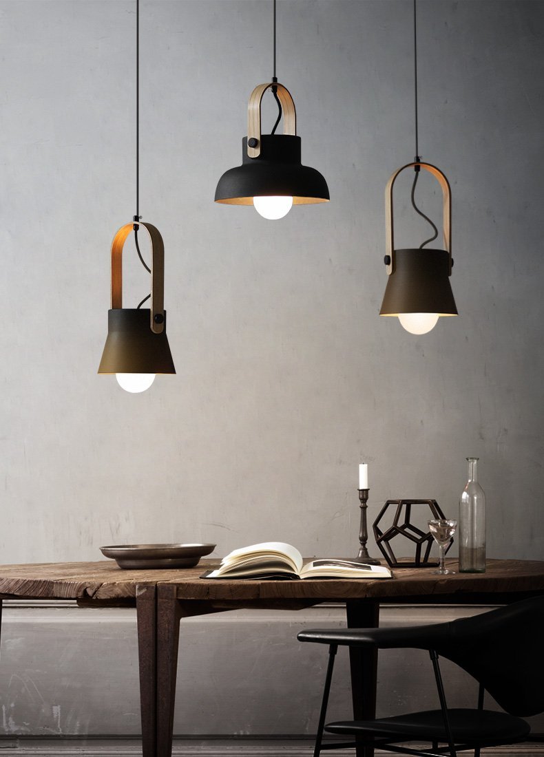 Pasi Wooden Nordic Pendant Light