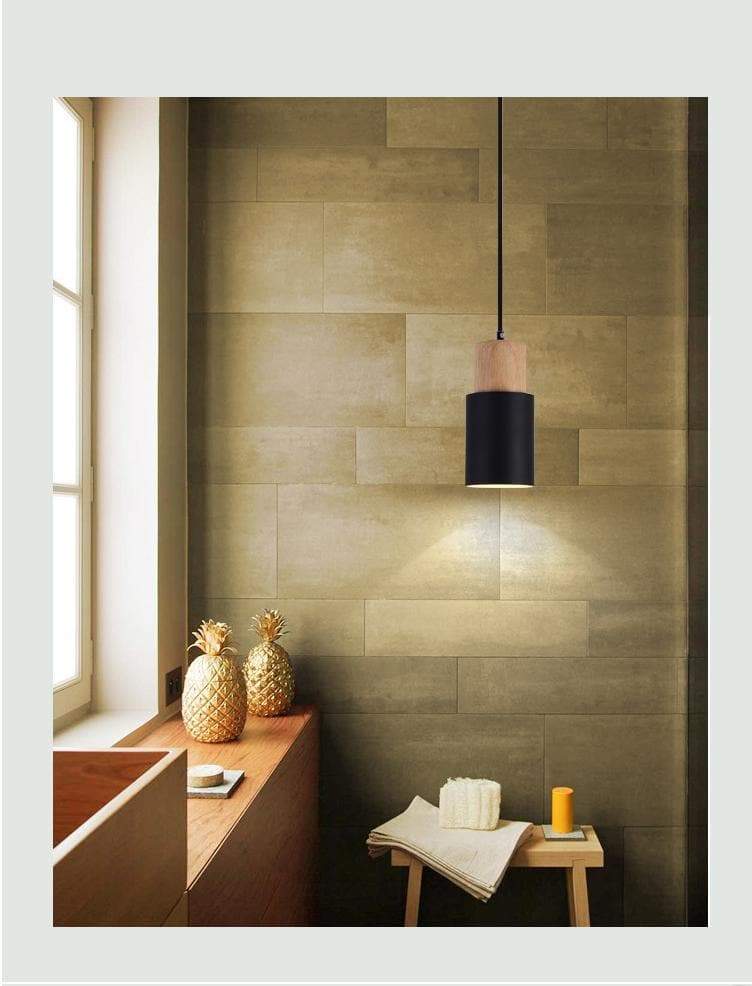 Sabra Nordic Wooden Pendant Light 