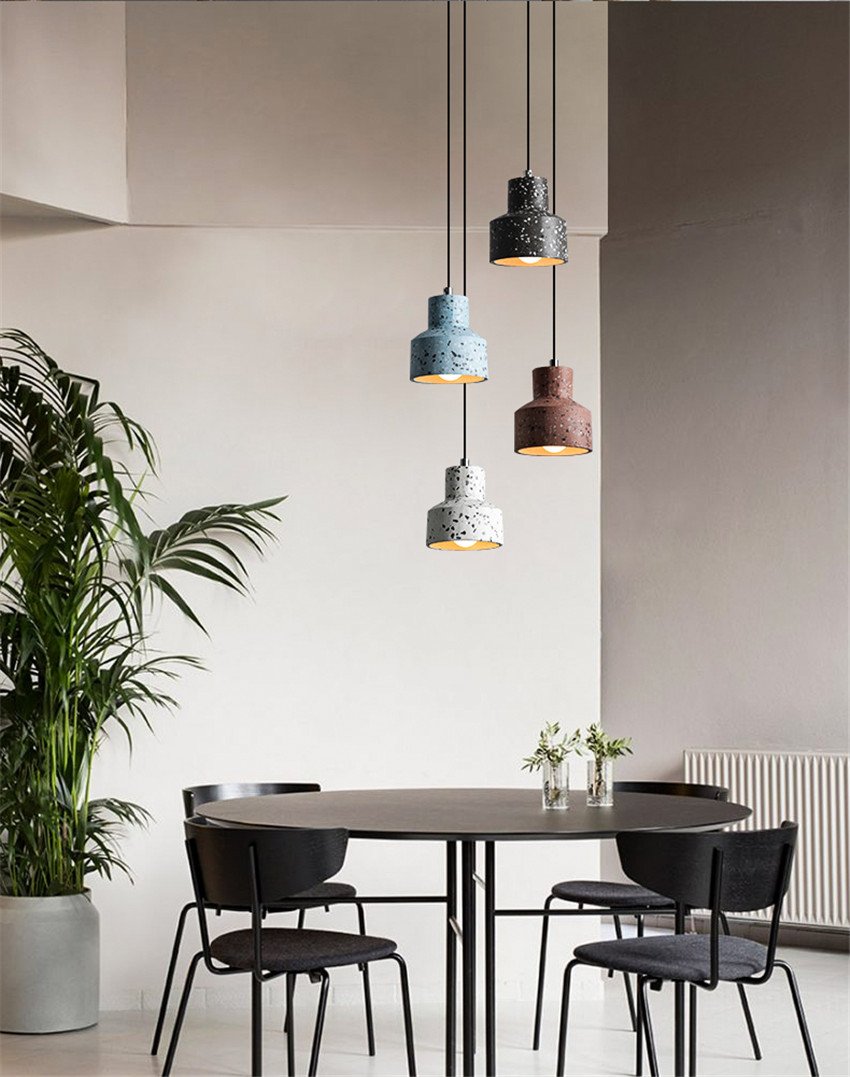 Kaja Cement Textured Pendant Light 