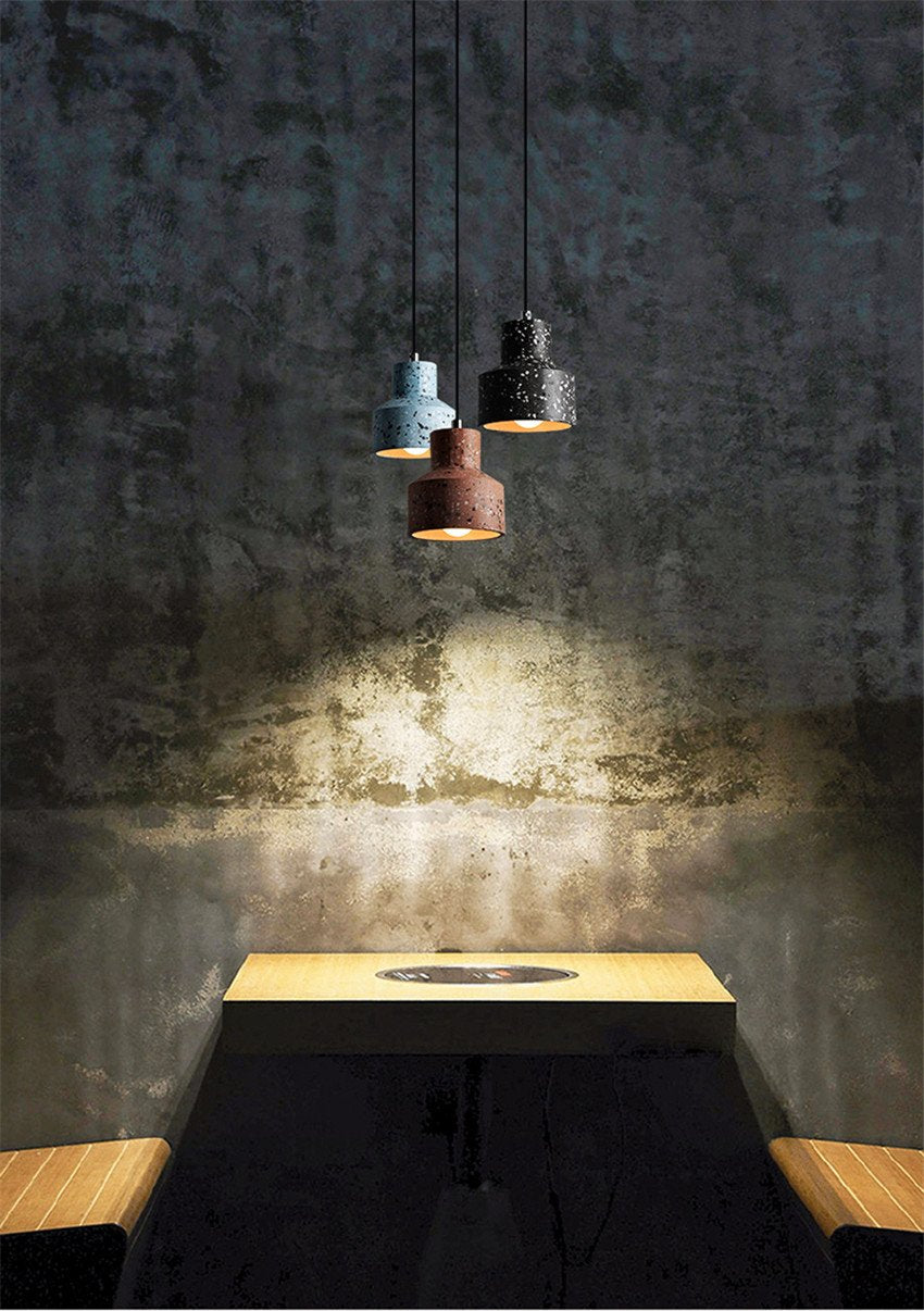 Kaja Cement Textured Pendant Light 