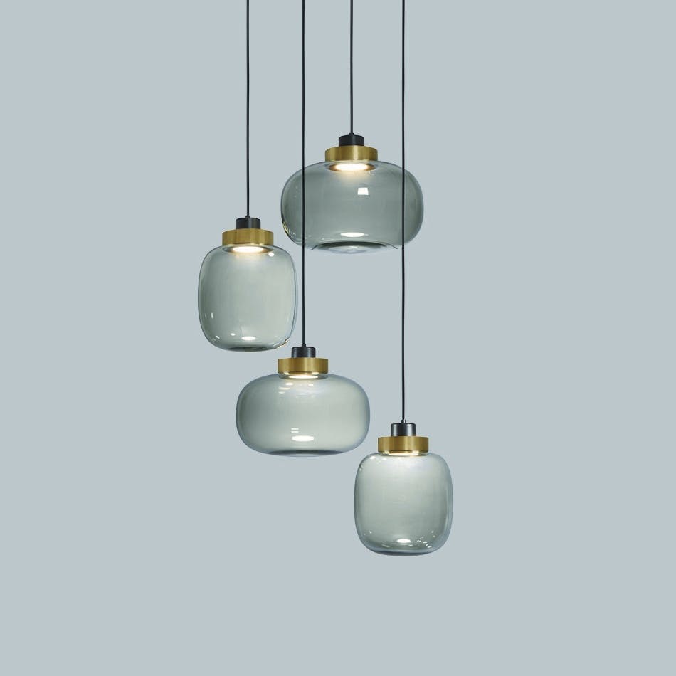 Greti Glass Minimal Pendant Light 