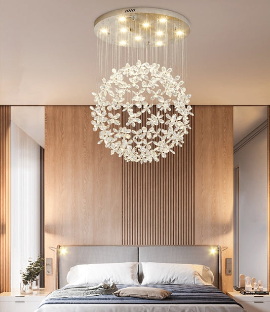 Luxury Crystal Butterfly Ceiling Chandelier for living room, bedroom , stairwell