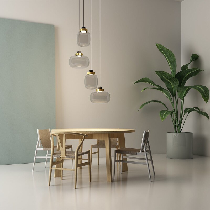 Greti Glass Minimal Pendant Light 