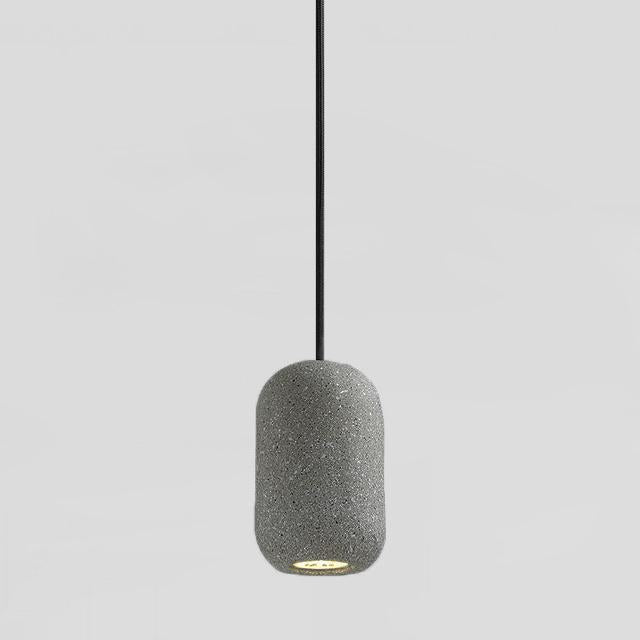 Pave Cement Minimal Pendant Light