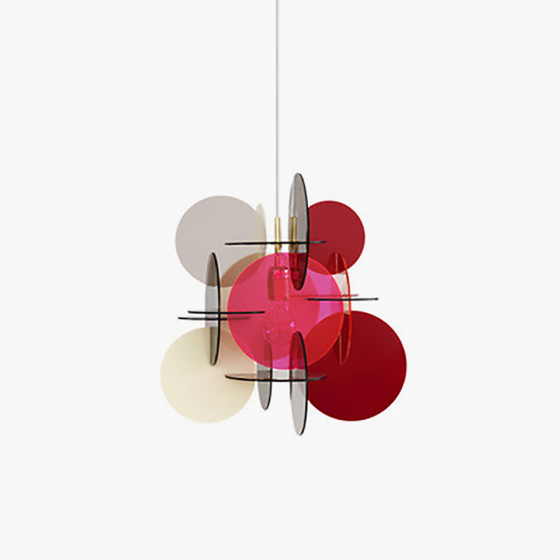 Lektra Colorful Geometric Pendant Light 