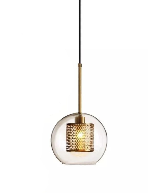 MILANA Clear Glass Pendant Light