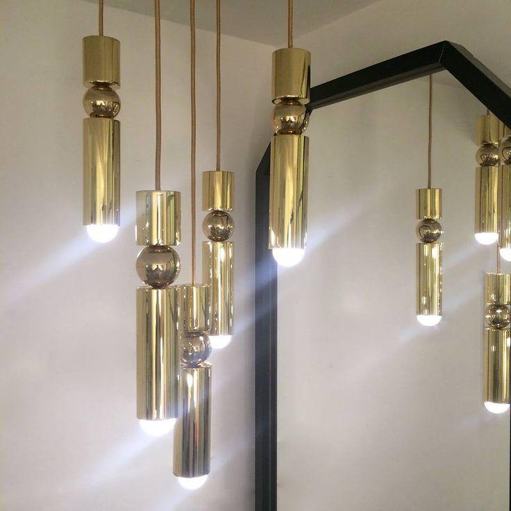 Beret Minimal Brass Pendant Light 