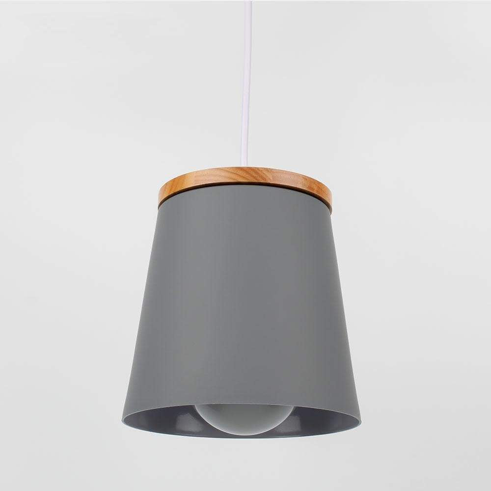 Tevy Nordic Wooden Pendant Light