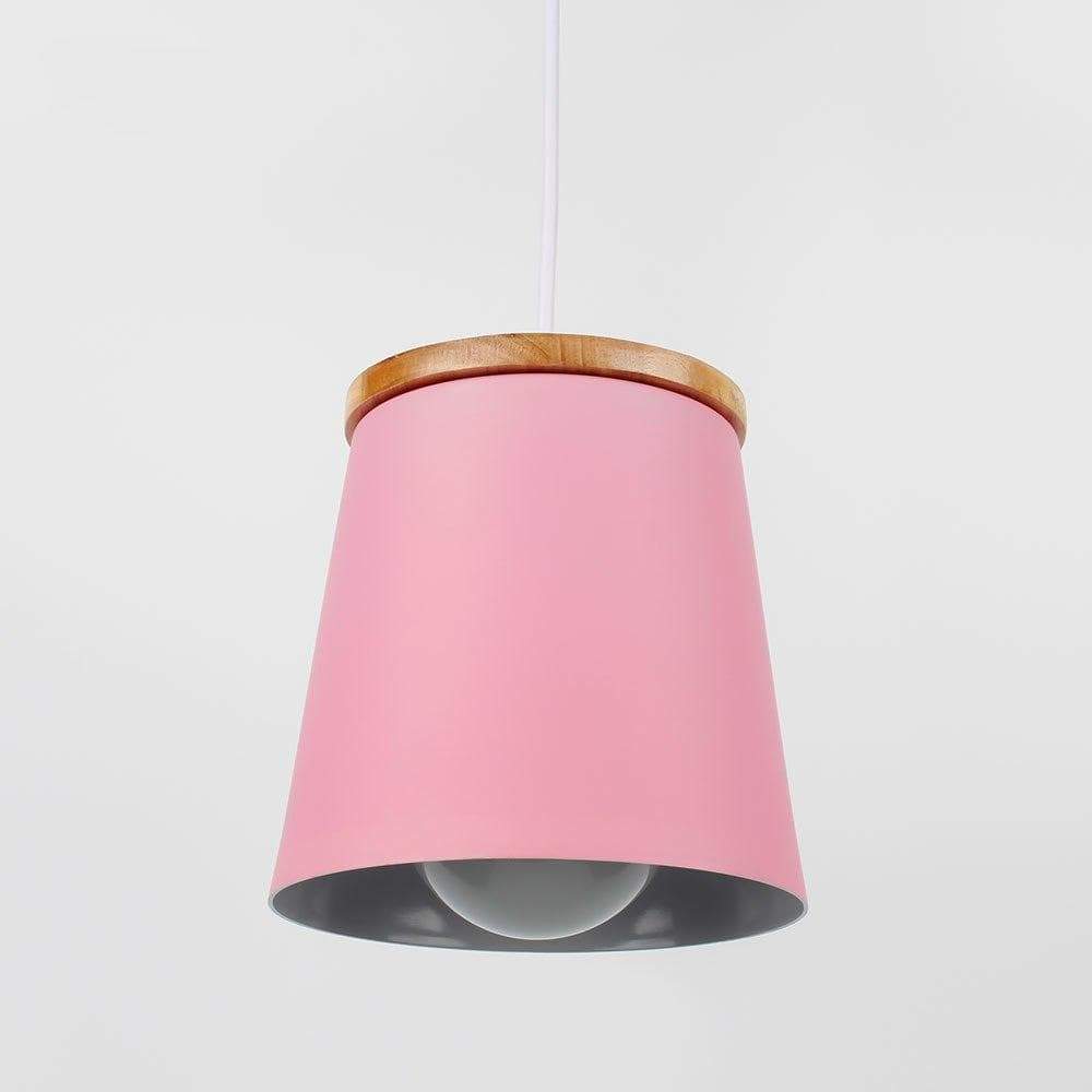 Tevy Nordic Wooden Pendant Light