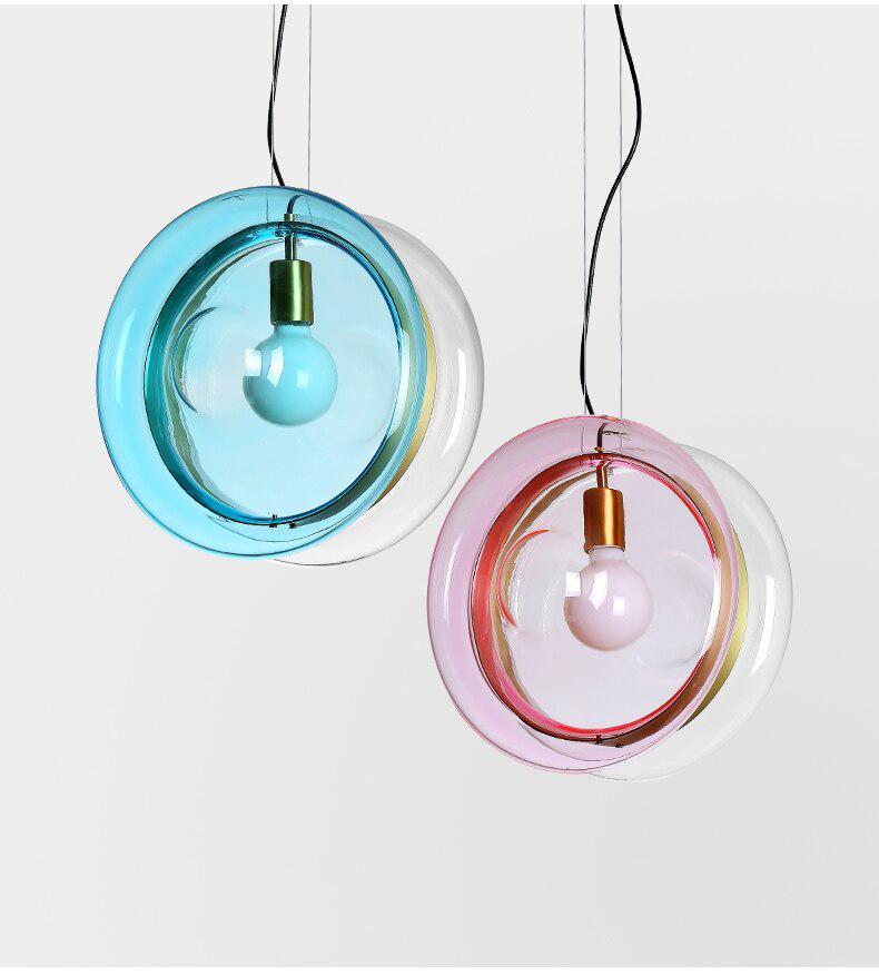 Kerra Glass Contemporary Pendant Light 