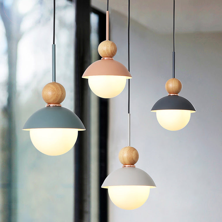 Savie Nordic Wooden Pendant Light 