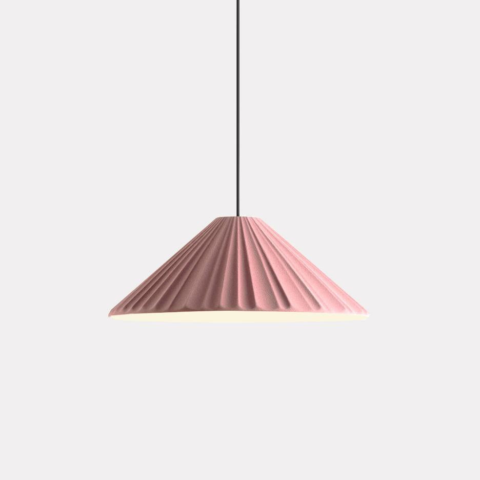 Signy Cone Pleated Pendant Light 