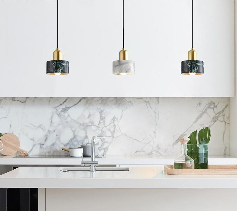 Esami Stone Marble Pendant Light