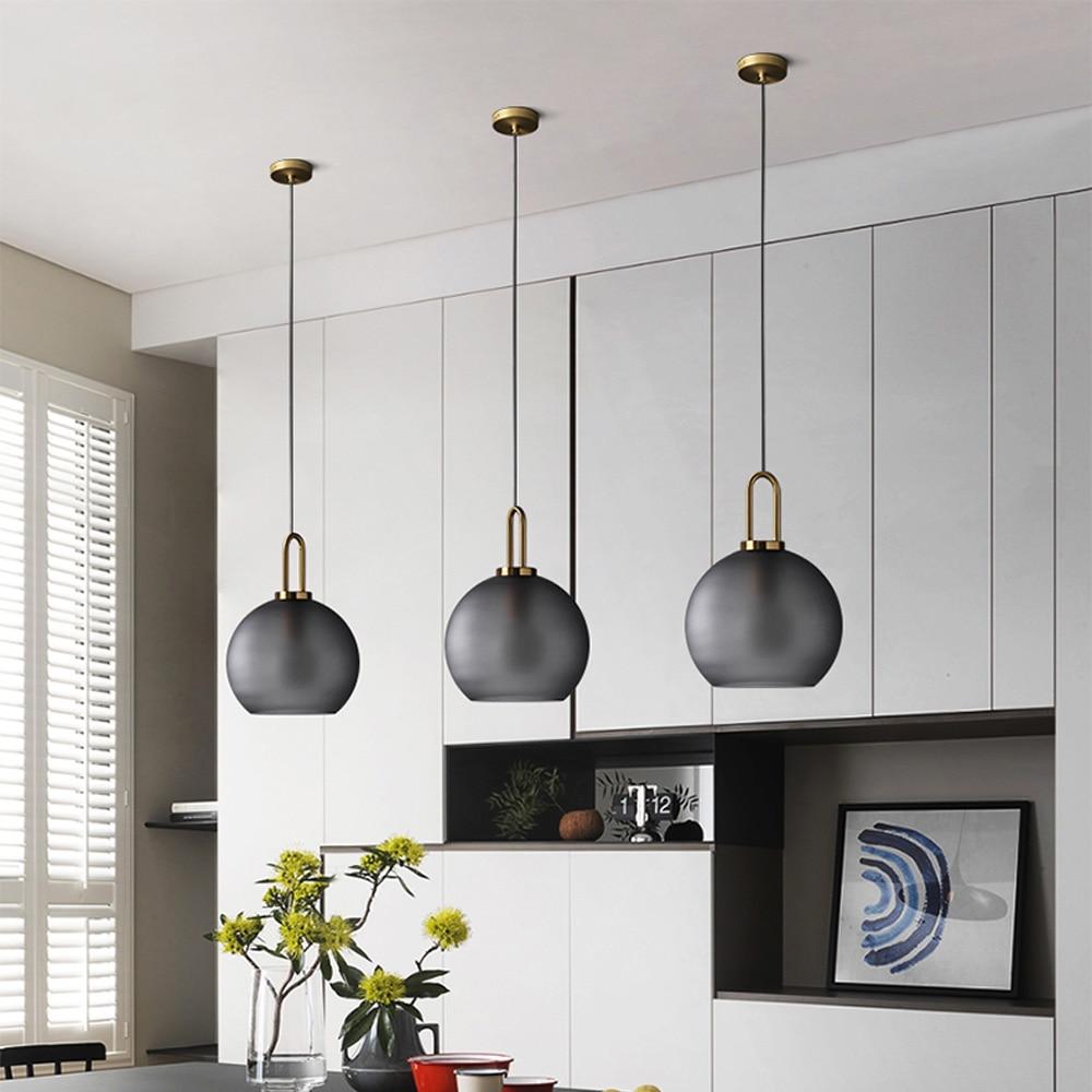 Iona Glass Globe Pendant Light