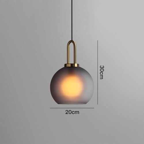 Iona Glass Globe Pendant Light