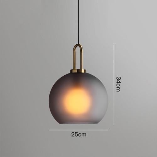 Iona Glass Globe Pendant Light