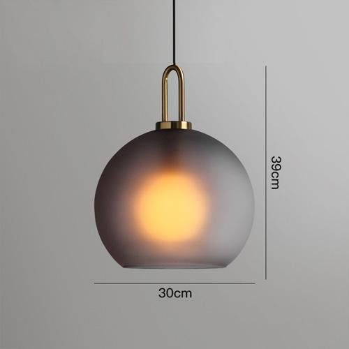 Iona Glass Globe Pendant Light