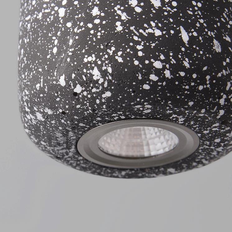 Pave Cement Minimal Pendant Light