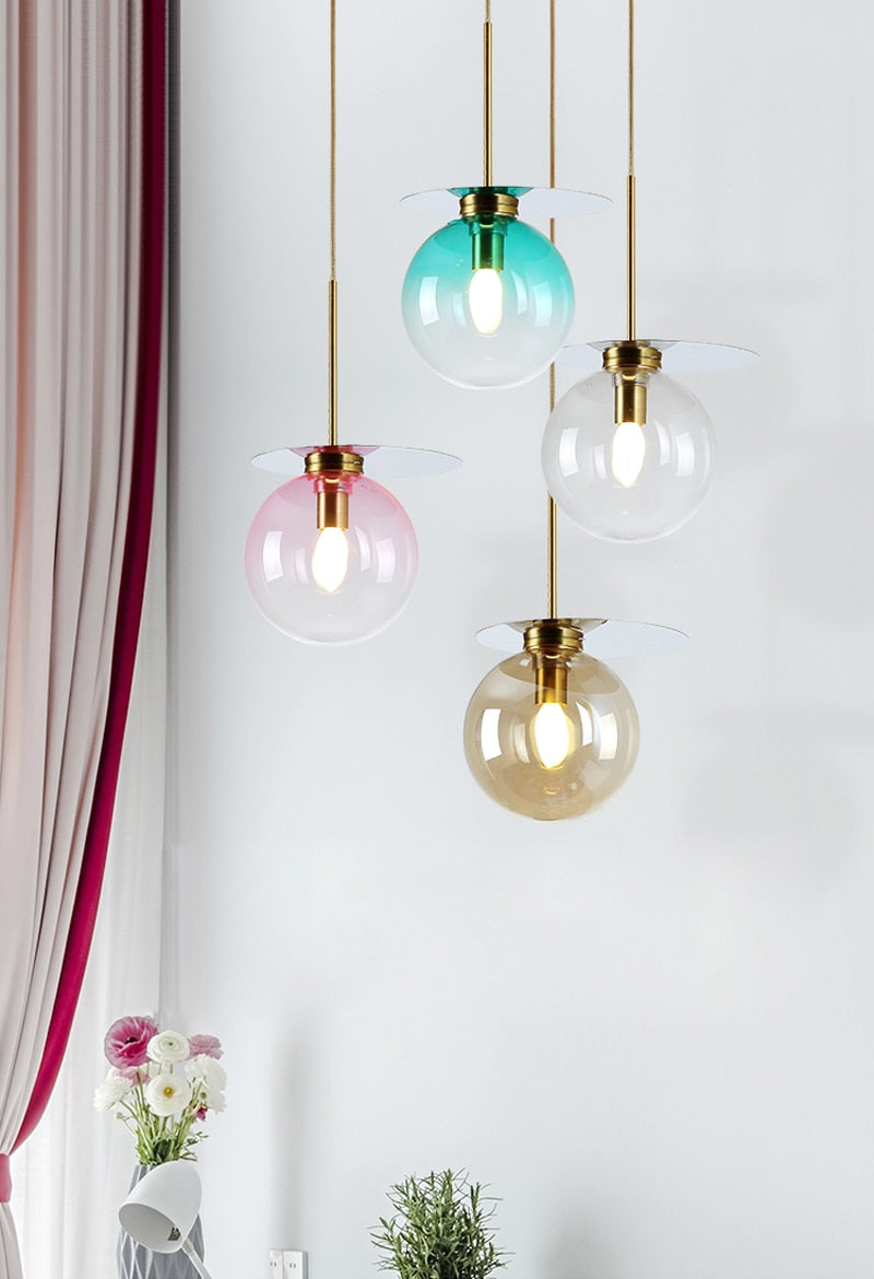 Ubra Globe Glass Pendant Light