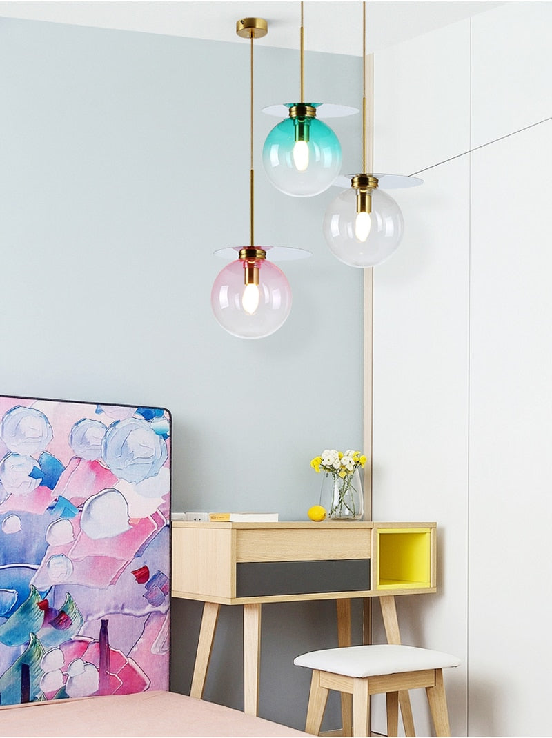 Ubra Globe Glass Pendant Light