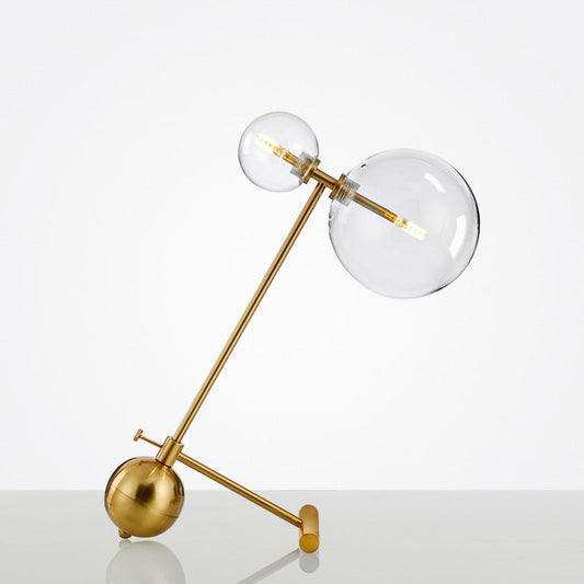 two heads glass table lamp - Lodamer